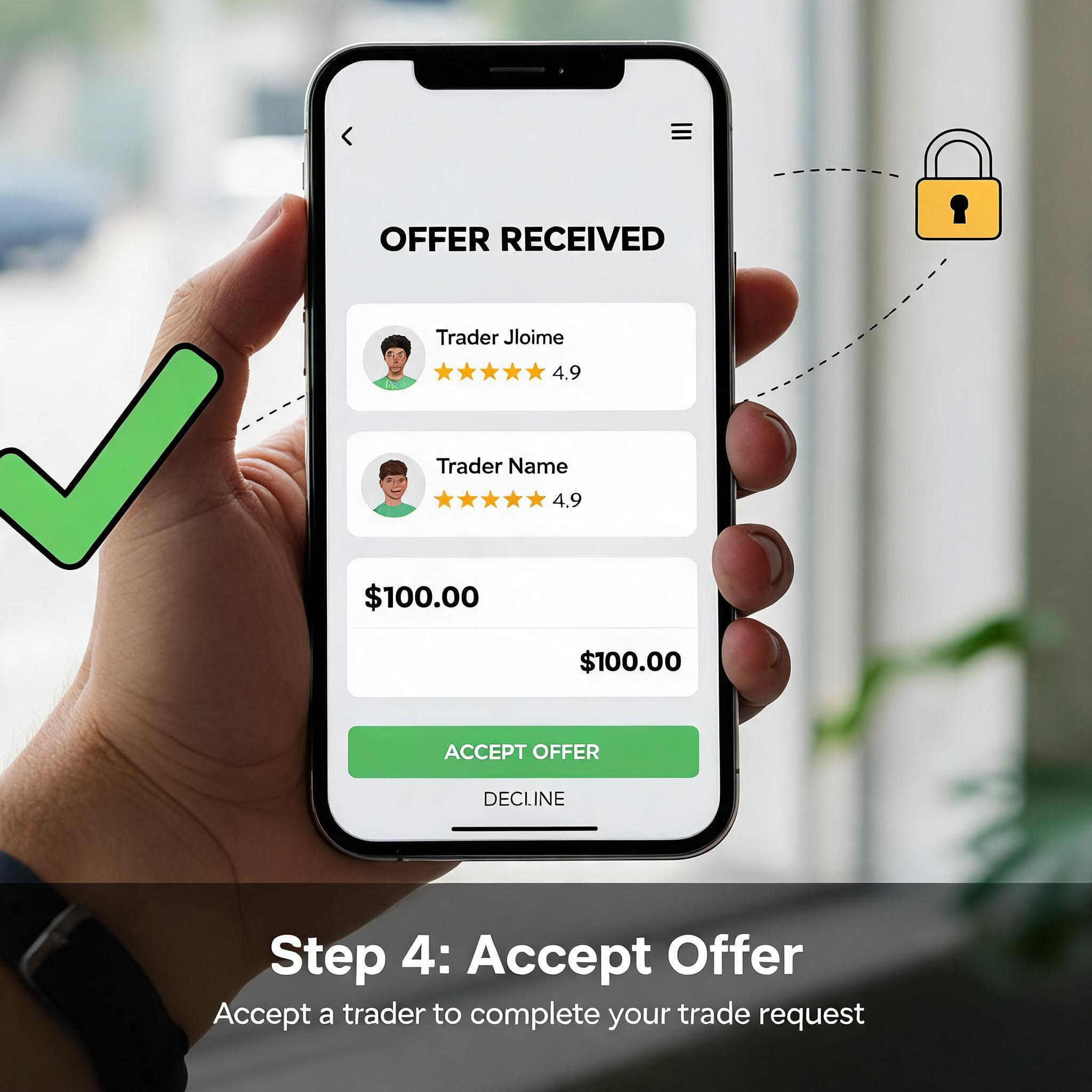 How Trade-N-Post works — step 4 of 5